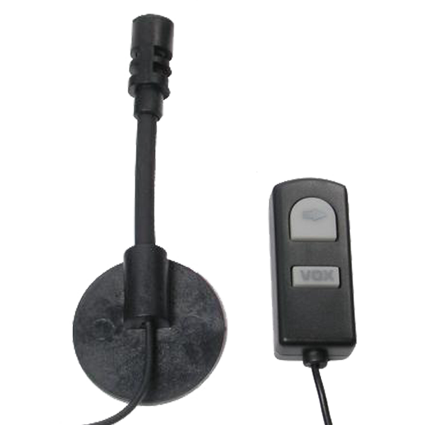 SRG Hands-Free Kit providing remote microphone and remote PTT button suitable for use with console, HBC and HBC2