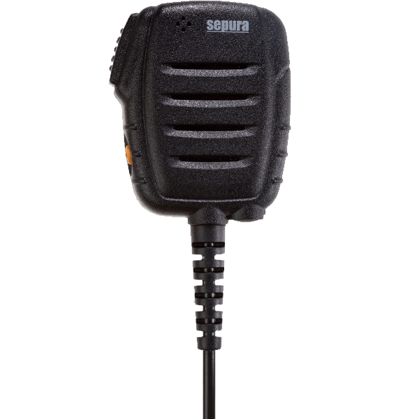 Standard Remote Speaker Microphone (RSM) featuring PTT and emergency button
