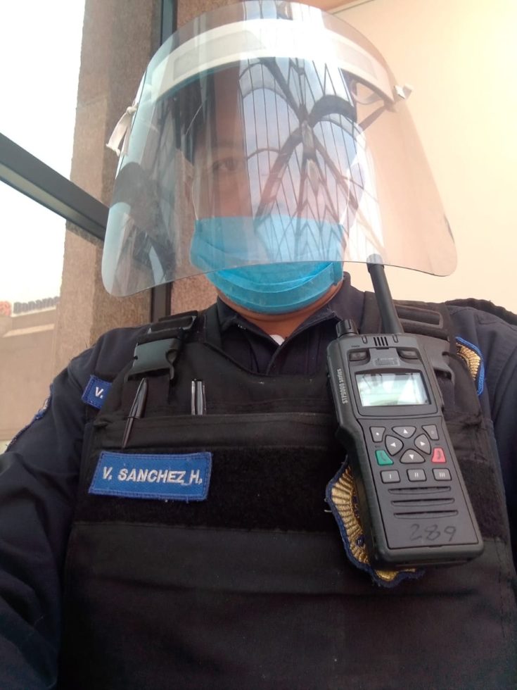 Mexico City Police are currently wearing face masks to protect from Covid-19. The loud audio on the Sepura STP9200 is key to ensuring that messages are clearly heard, despite officers wearing additional facial equipment.