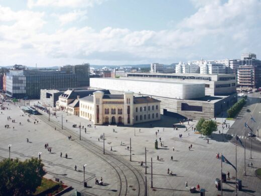 The site of the new Norwegian National Museum, due to open in 2021.