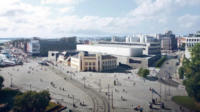 The site of the new Norwegian National Museum, due to open in 2021.